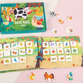 Montessori Sticker Busy Book, Farm version.