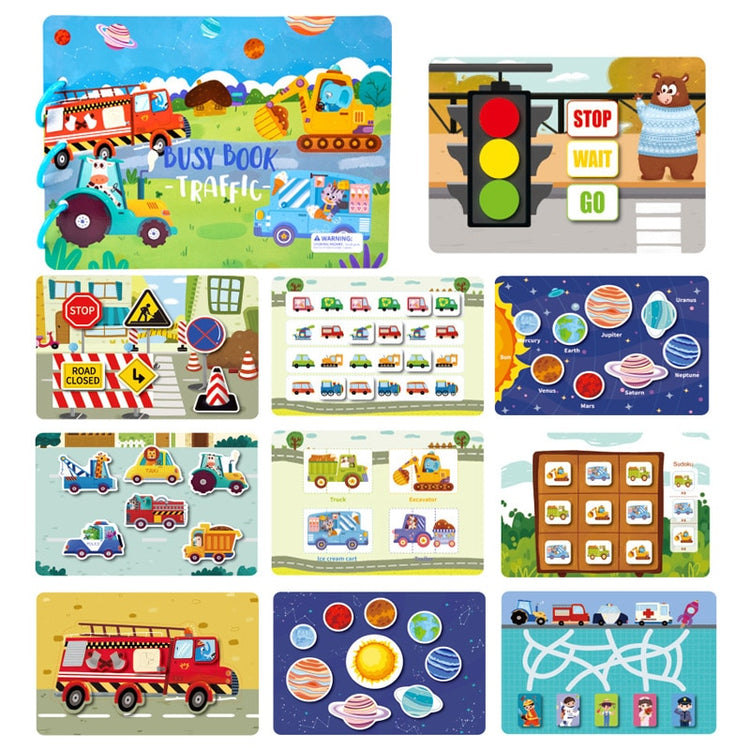  Create a Scene Sticker Book, Busy Book for Toddlers 1