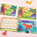 Montessori Sticker Busy Book, Dinosaur version. 