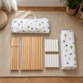 All parts of the Montessori Teepee Tent Trees version. 