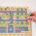 Montessori Alphabet Parking Maze