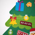 Colorful ornaments of the Montessori Christmas Tree. 