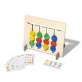 Montessori Double-Sided Matching Game that children use to help improve fine motor skills.