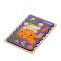 Dog and vegetables puzzle from the Montessori Double Sided Puzzles (5 pack) set.