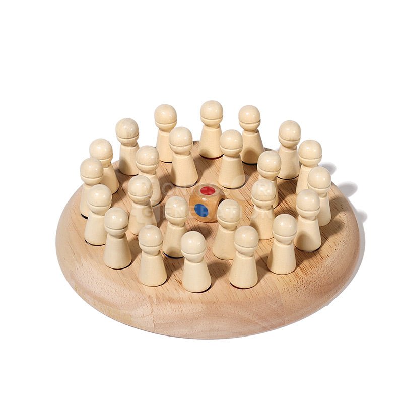 Wooden toy called Memory Match made for young children.