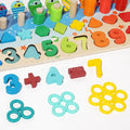 Showcase of how Montessori board can be used to teach children math by combining its elements.