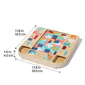 The dimensions of the toy called Montessori Wooden Tetris made by Montessori Generation.