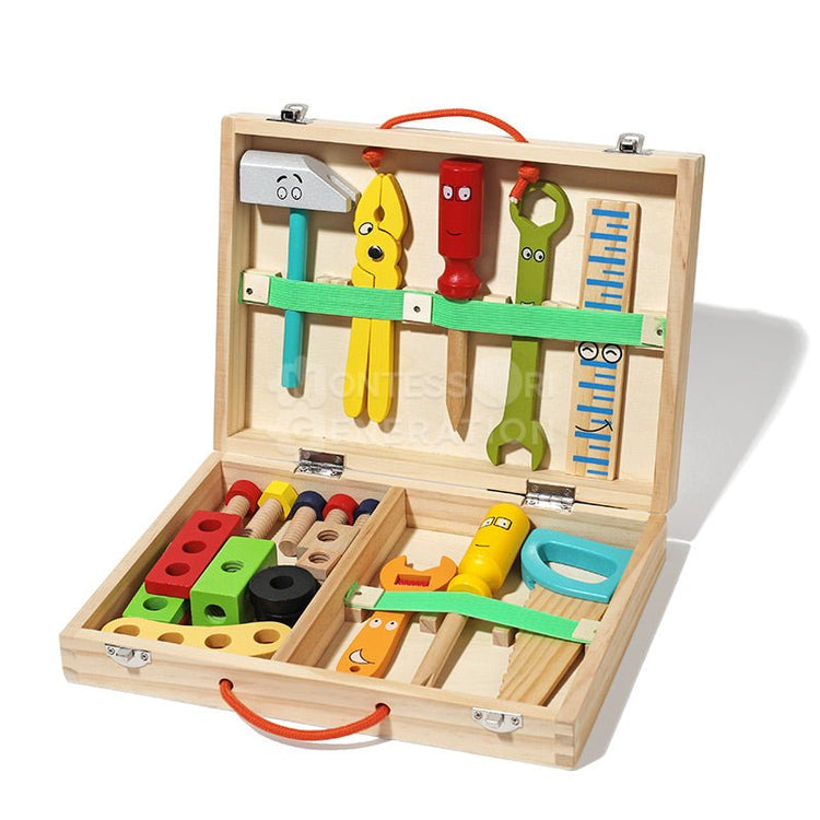 Montessori tool set - 3+ year olds - Eco-friendly